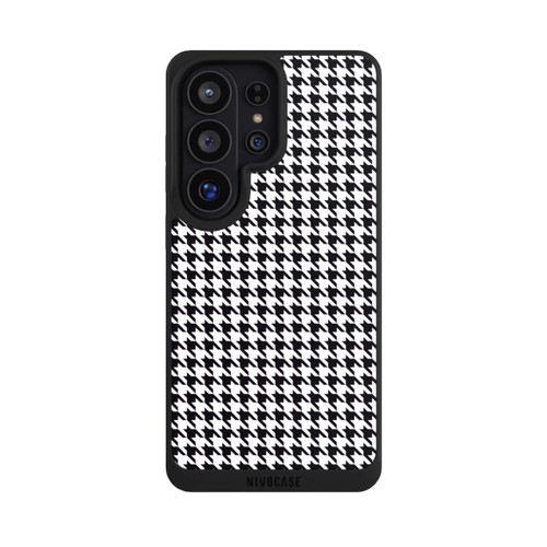 Samsung Galaxy S26 Ultra NIVOpure Hahnentritt Schwarz Weiß
