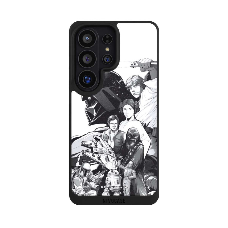 Galaxy S26 Ultra NIVOpure StarWars Charaktere - Schwarz-Weiß