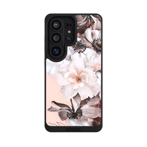 Samsung Galaxy S26 Ultra NIVOpure Mur de fleurs roses