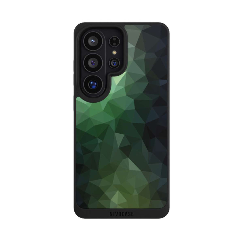 Galaxy S26 Ultra NIVOpure Polygonal Mosaic Green