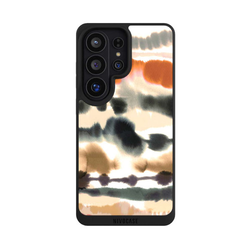 Samsung Galaxy S26 Ultra NIVOpure Weiche nautische Aquarelllinien Orange