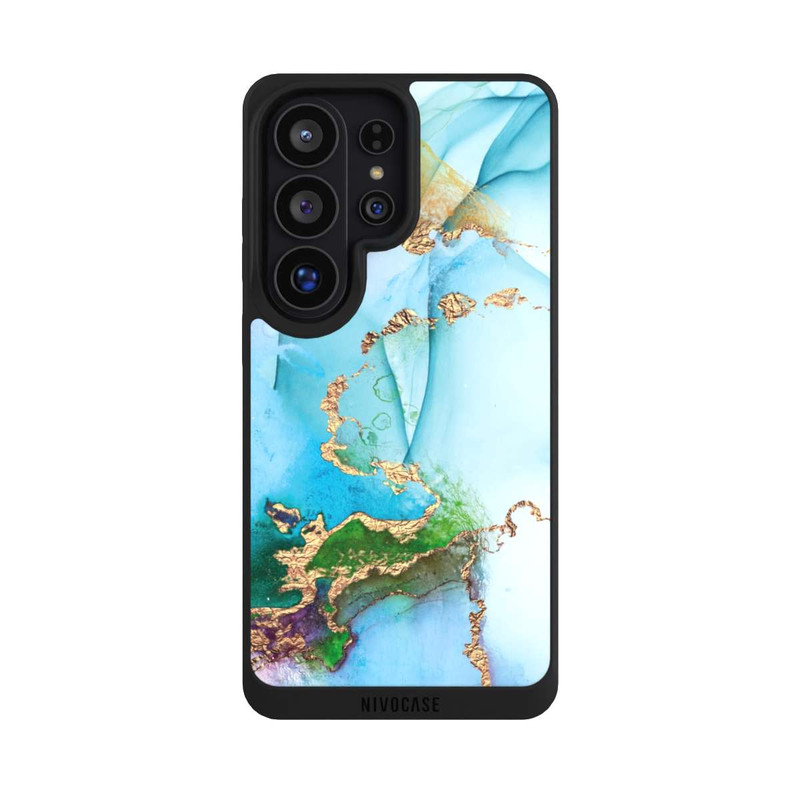 Galaxy S26 Ultra NIVOpure Bunter Marmor-Glitzer-Look
