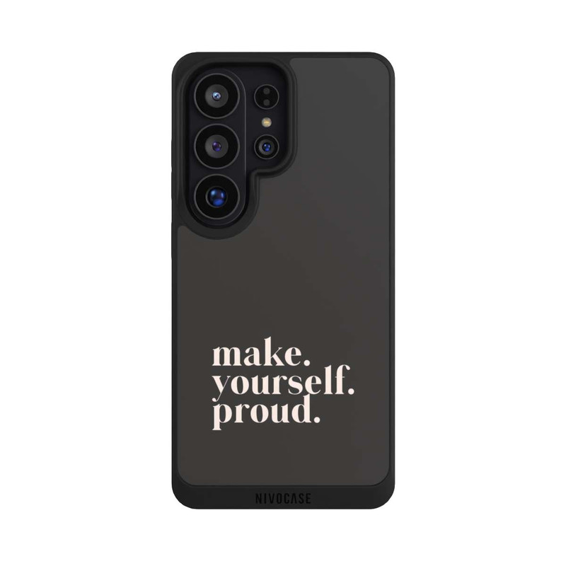 Galaxy S26 Ultra NIVOpure Make Yourself Proud Quote