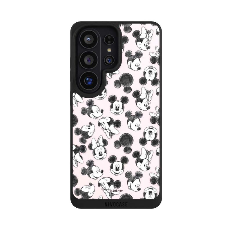 Galaxy S26 Ultra NIVOpure Minnie & Mickey Viele Gesichter Pink