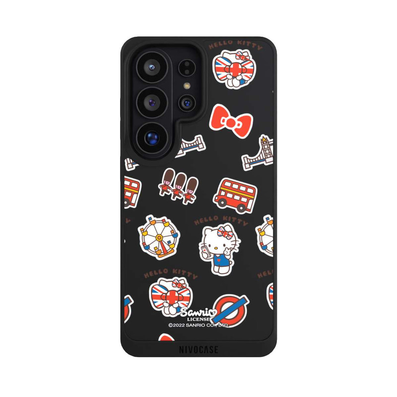 Galaxy S26 Ultra NIVOpure Hello Kitty Londoner Abzeichen Transparent