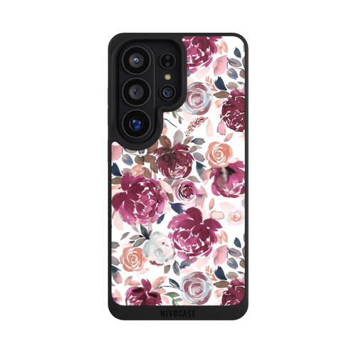 Samsung Galaxy S26 Ultra NIVOpure Herbstpfingstrosen und Rosen in Rosa