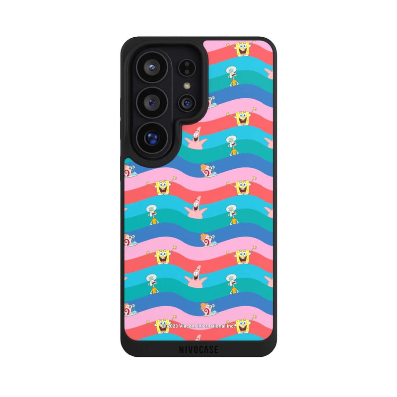 Galaxy S26 Ultra NIVOpure Spongebob Freunde Bunte Wellen