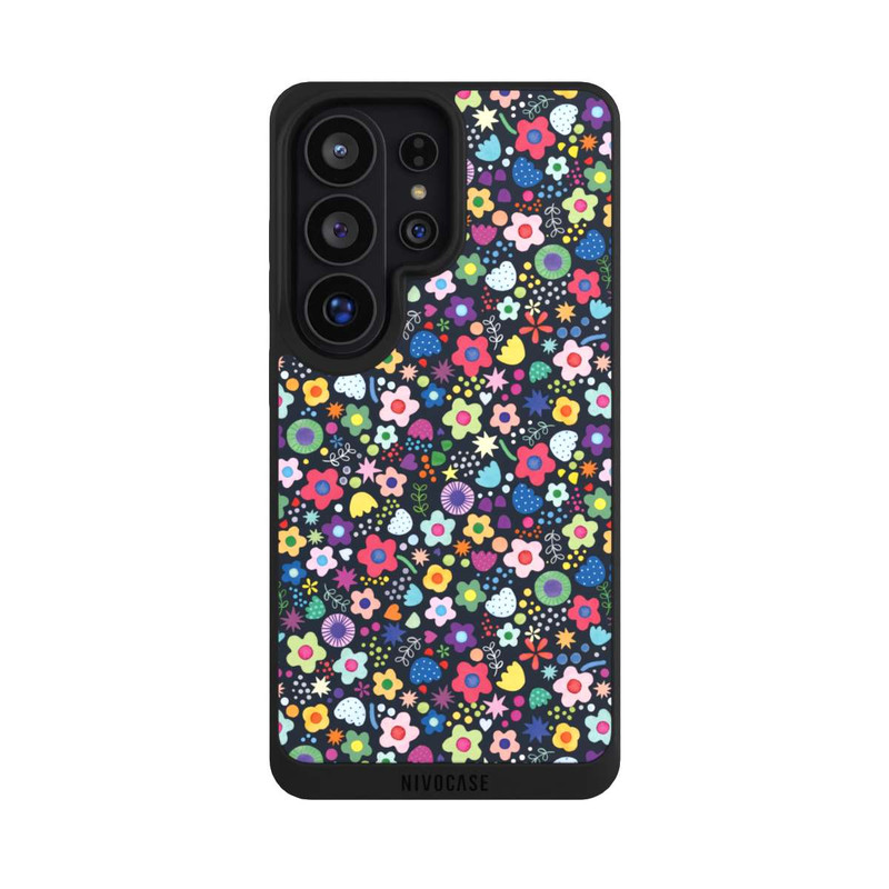 Galaxy S26 Ultra NIVOpure Psychedelic Flowers Multi Black