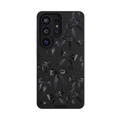 Samsung Galaxy S26 Ultra NIVOpure Schwarze Satinschleifen
