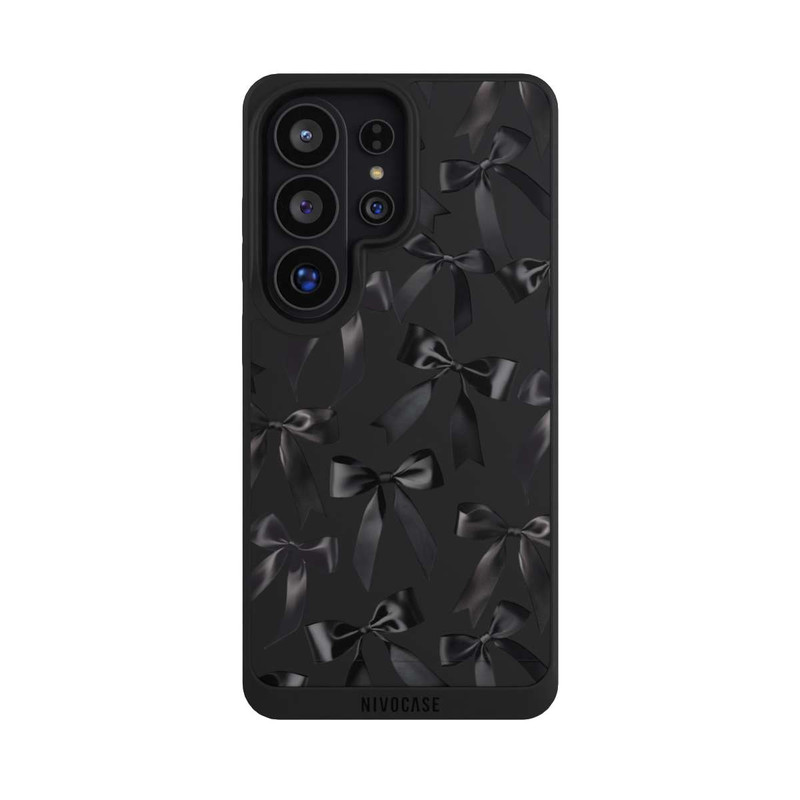 Galaxy S26 Ultra NIVOpure Schwarze Satinschleifen