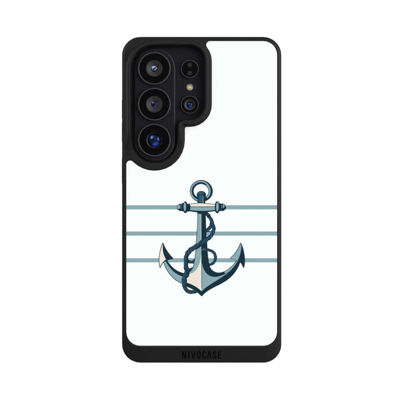 Galaxy S26 Ultra NIVOpure Anchor Line White mit KI