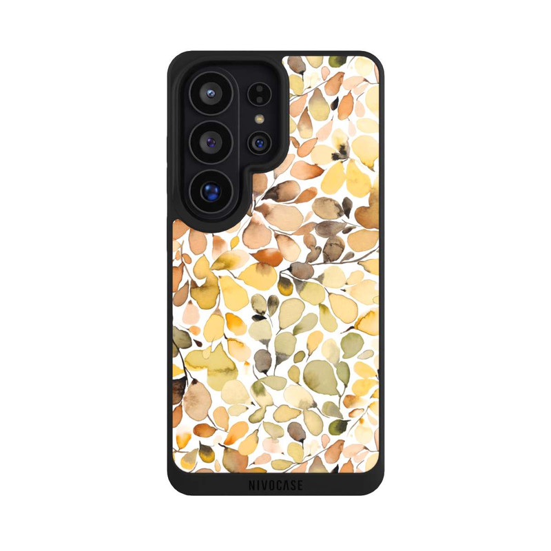 Galaxy S26 Ultra NIVOpure Eukalyptus Aquarellblätter Braun Herbst