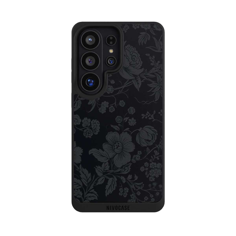 Galaxy S26 Ultra NIVOpure Dunkle Blumen Vintageoptik
