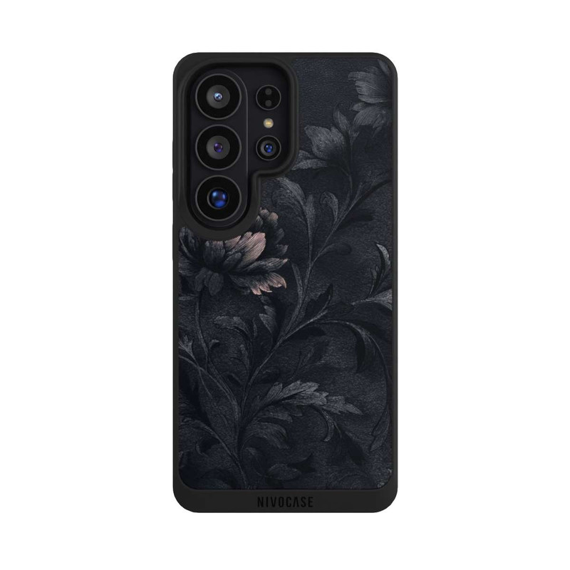 Galaxy S26 Ultra NIVOpure Dunkles Blumenmuster Vintage