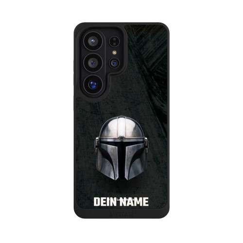 Samsung Galaxy S26 Ultra NIVOpure Star Wars Mandalorian Black Helmet Personalisierbar