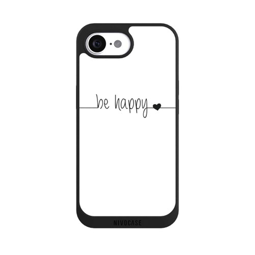 Apple iPhone 17e NIVOpure Be Happy White Background