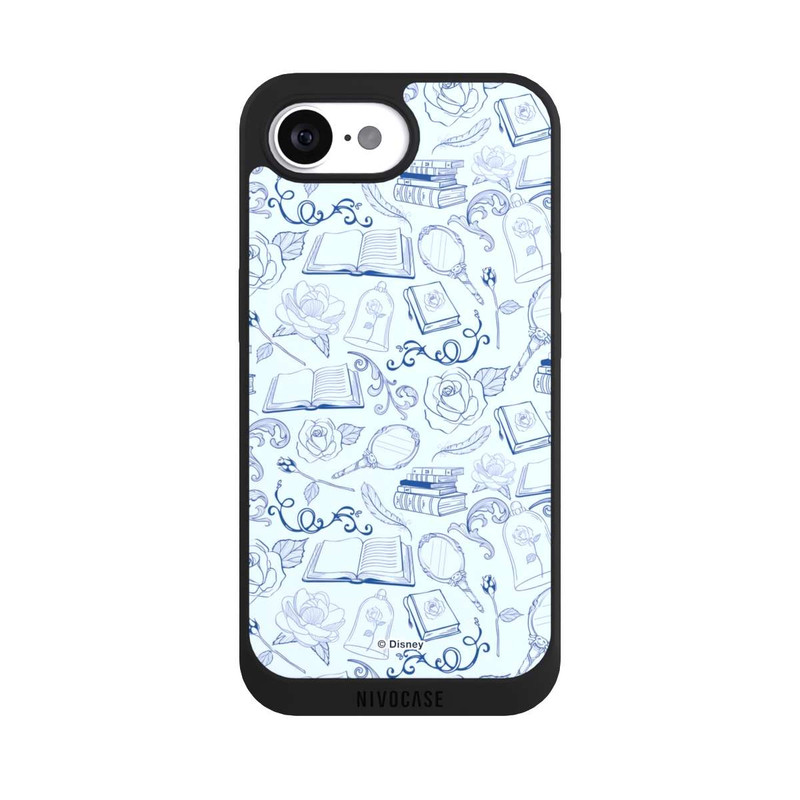 iPhone 17e NIVOpure La Belle et la Bête Motif Bleu