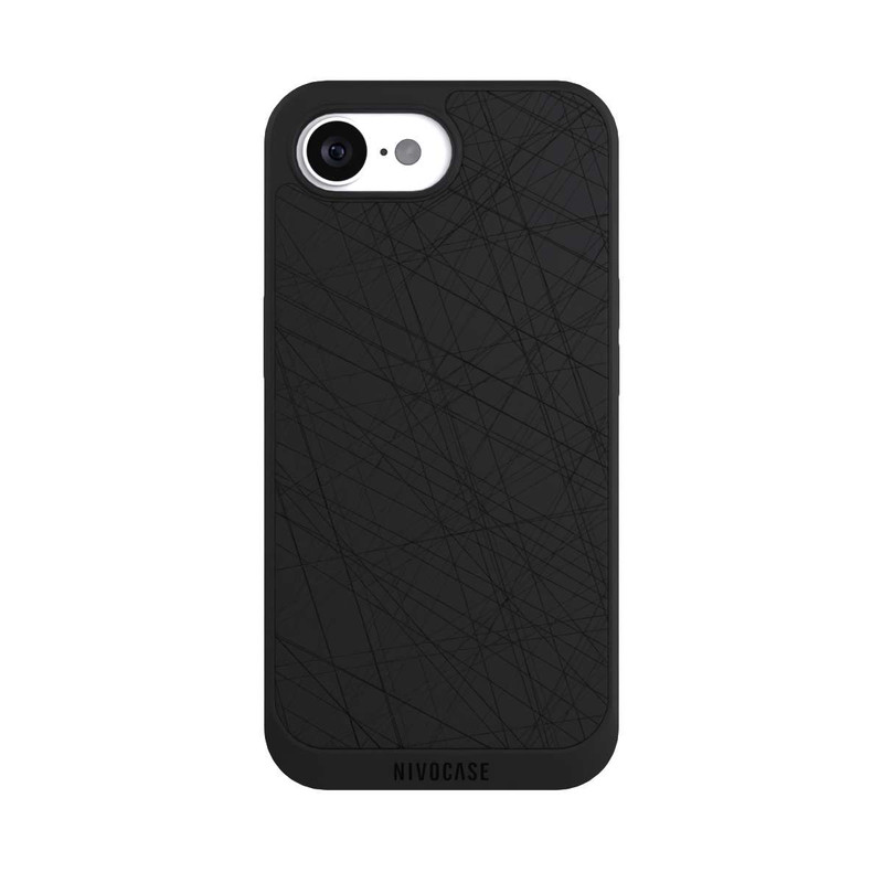 iPhone 17e NIVOpure Traits Noirs Sans Fond