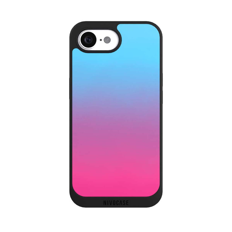 iPhone 17e NIVOpure Dégradé de Couleur Bleu Rose Vif