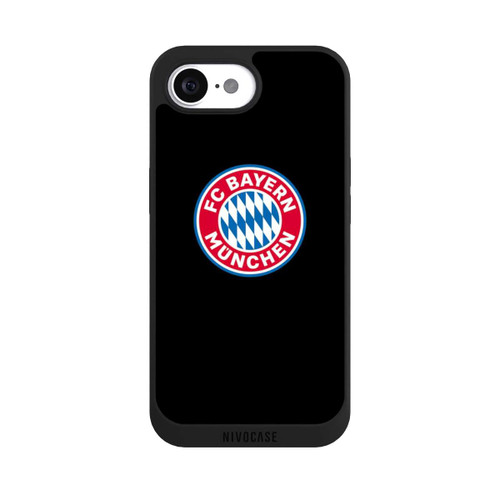 Apple iPhone 17e NIVOpure FCB Logo auf Schwarz