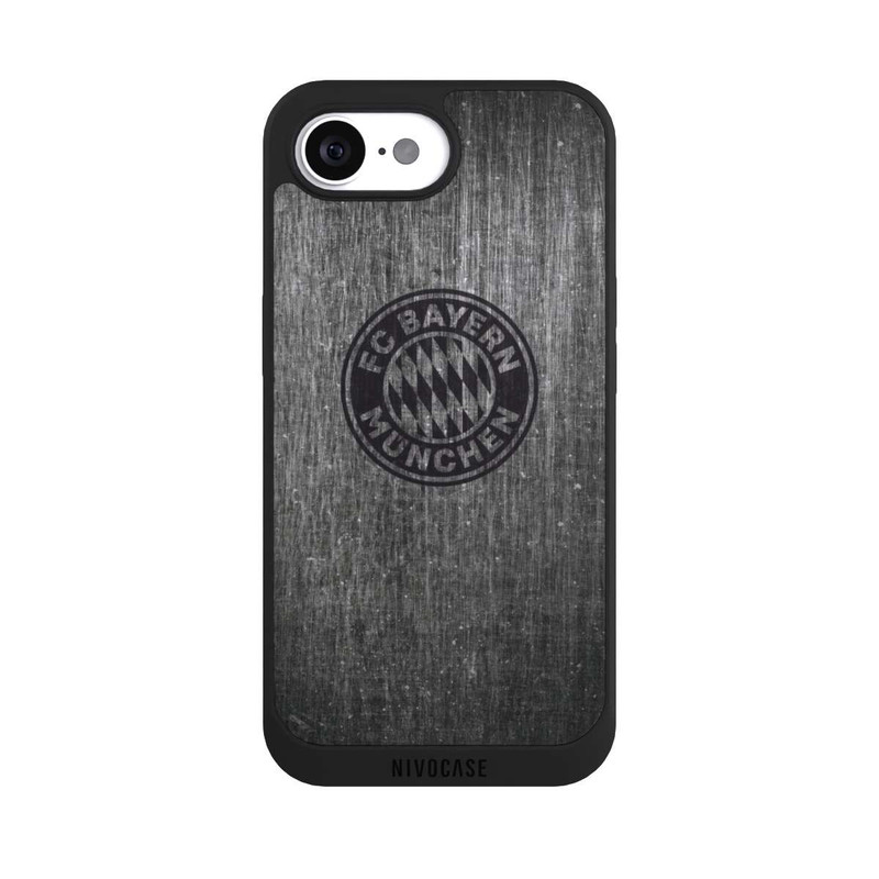 iPhone 17e NIVOpure Metal look FCB Logo plain