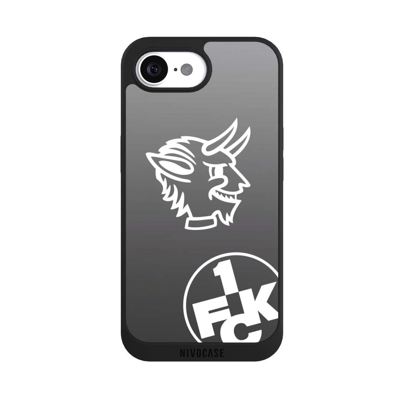 iPhone 17e NIVOpure Teufelskopf FCK auf Schwarz