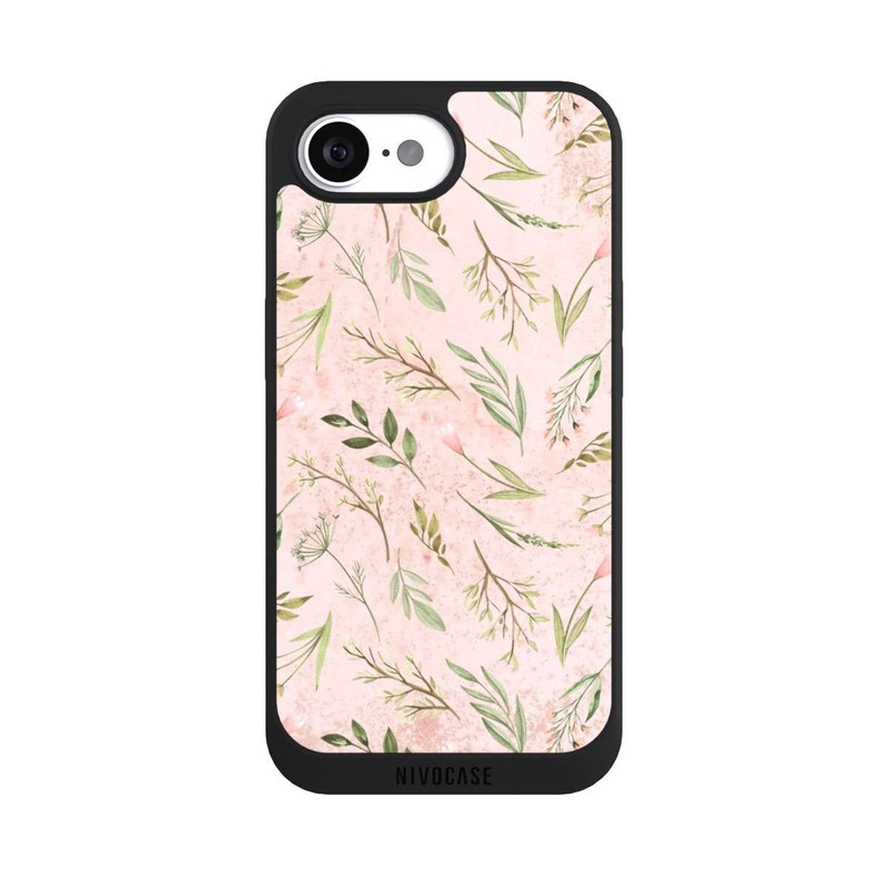 iPhone 17e NIVOpure Floral Marble Pink
