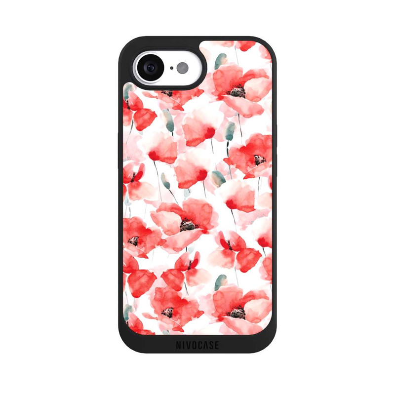 iPhone 17e NIVOpure Mohnblumen Muster