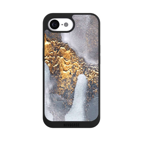 Apple iPhone 17e NIVOpure Beton-Gold-Glitzerlook