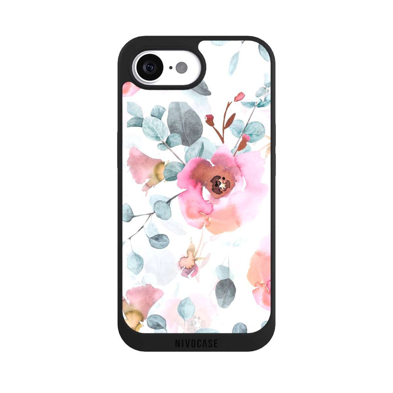 iPhone 17e NIVOpure Watercolour Flower Wallpaper