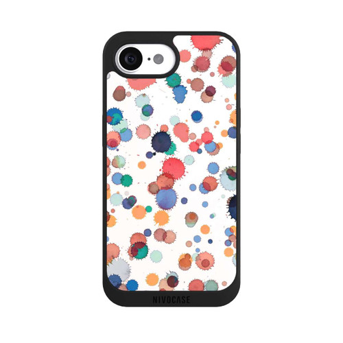 Apple iPhone 17e NIVOpure Tropfen Aquarell Textur Blau Gelb