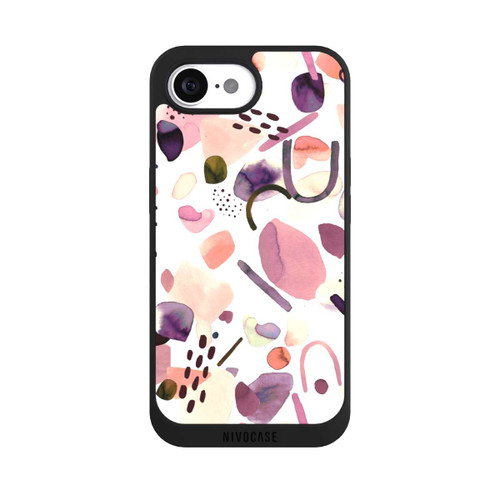 Apple iPhone 17e NIVOpure Abstrakte Formen aquarell lila