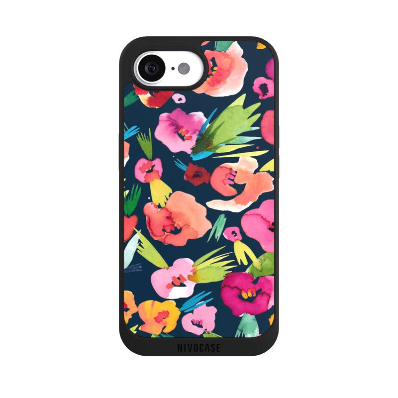 iPhone 17e NIVOpure tropische Blumen aquarell