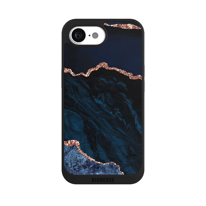 iPhone 17e NIVOpure Nacht Blau Marmor Landschaft