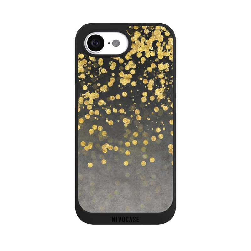 iPhone 17e NIVOpure Pluie glamoureuse dorée