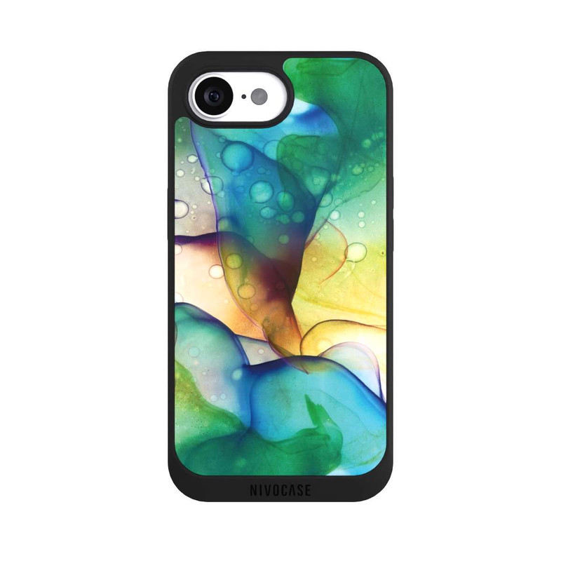 iPhone 17e NIVOpure Liquid Art Vert Prairie