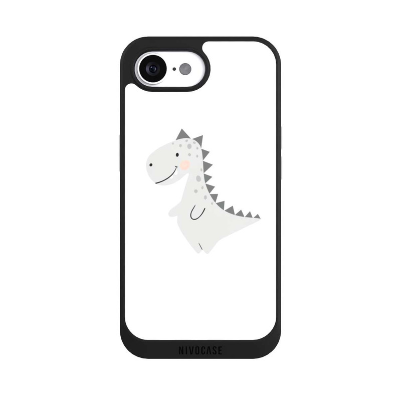 iPhone 17e NIVOpure Grauer Dino