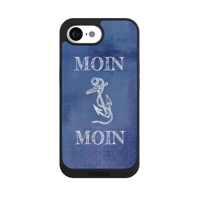 iPhone 17e NIVOpure Moin Anker grunge blau
