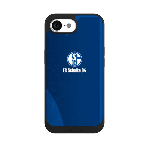 Apple iPhone 17e NIVOpure Schalke 04 Blauer Hintergrund Mit Logo