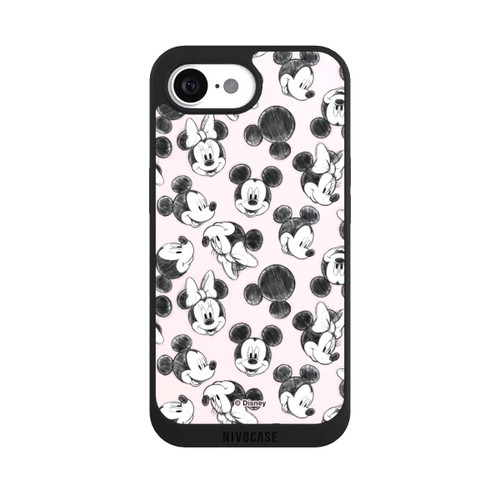 Apple iPhone 17e NIVOpure Minnie &amp; Mickey Viele Gesichter Pink