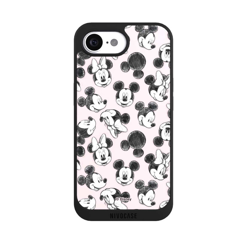 iPhone 17e NIVOpure Minnie & Mickey Viele Gesichter Pink
