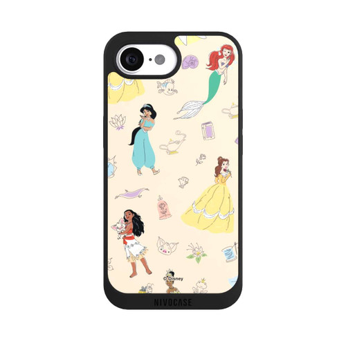 Apple iPhone 17e NIVOpure Princess Pattern Beige Disney Princess