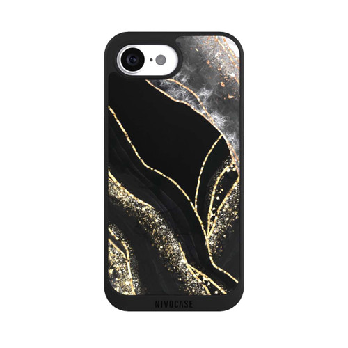 Apple iPhone 17e NIVOpure Dark Marble Gold