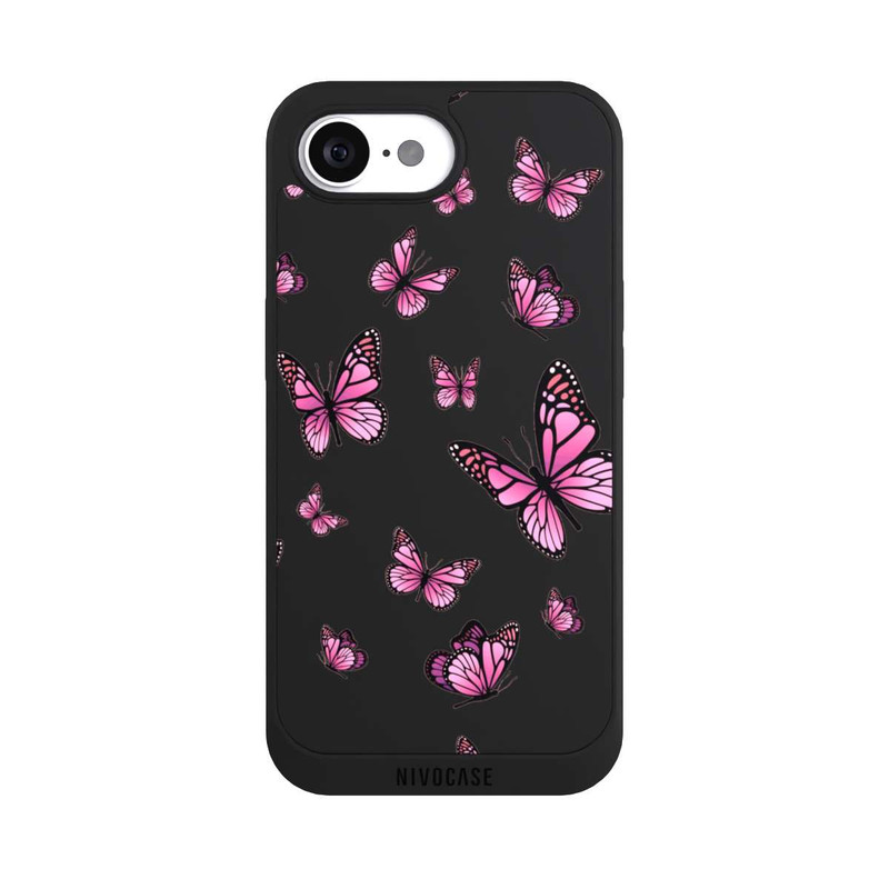 iPhone 17e NIVOpure Butterflies pink