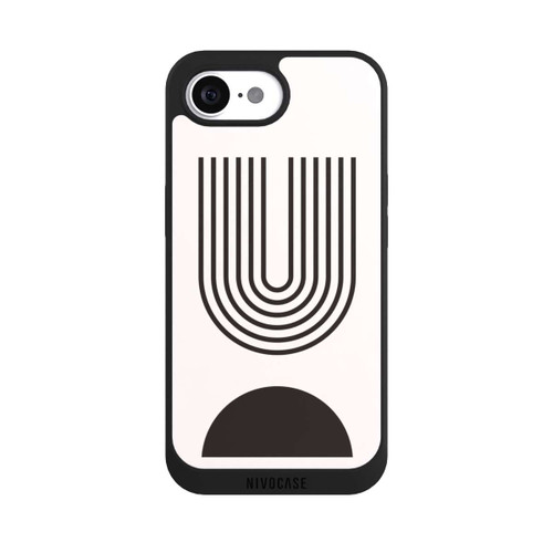 Apple iPhone 17e NIVOpure Moderne Kunst Schwarze Linien