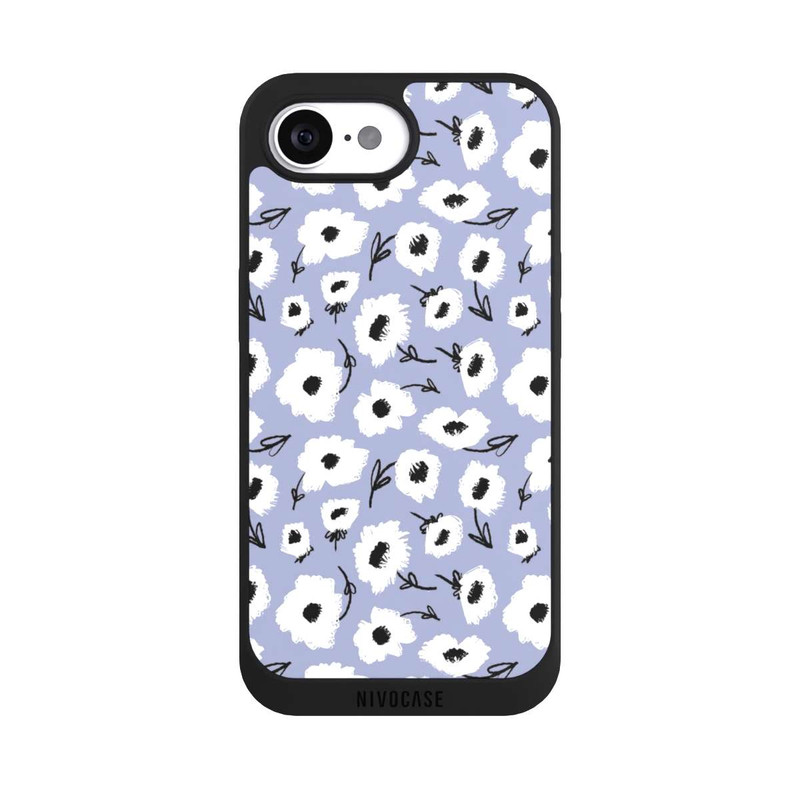 iPhone 17e NIVOpure Flower Pattern Lila