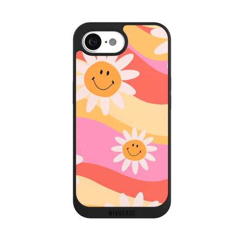 Apple iPhone 17e NIVOpure Retro Smiles Orange Colorful