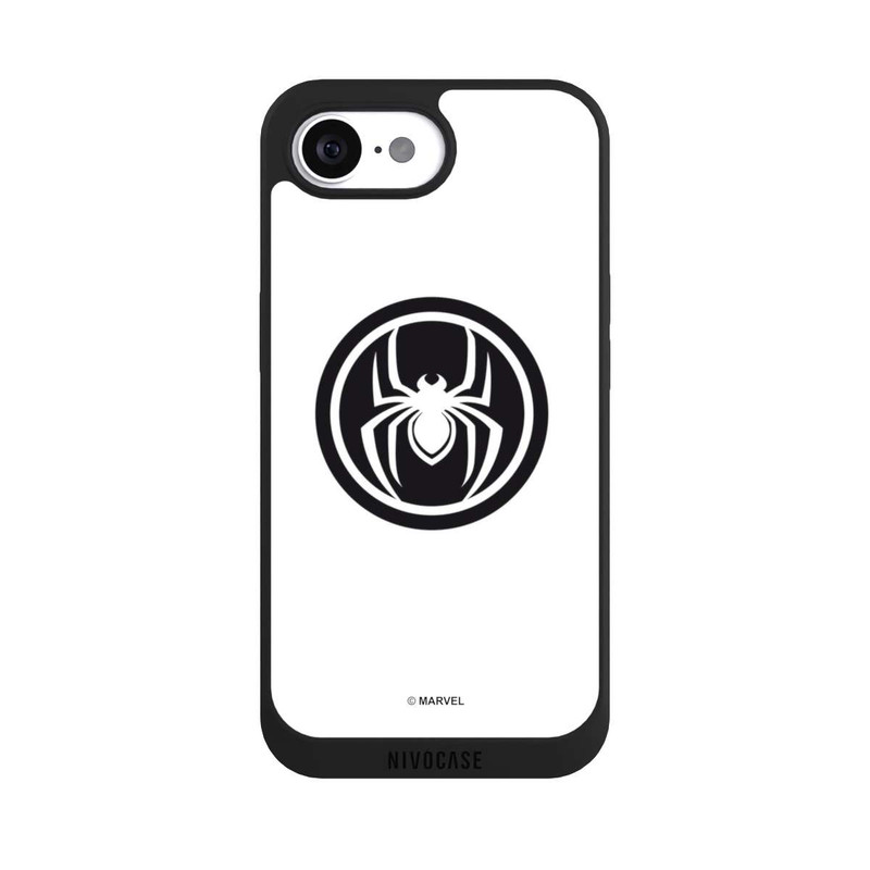 iPhone 17e NIVOpure Spider-Man Logo White