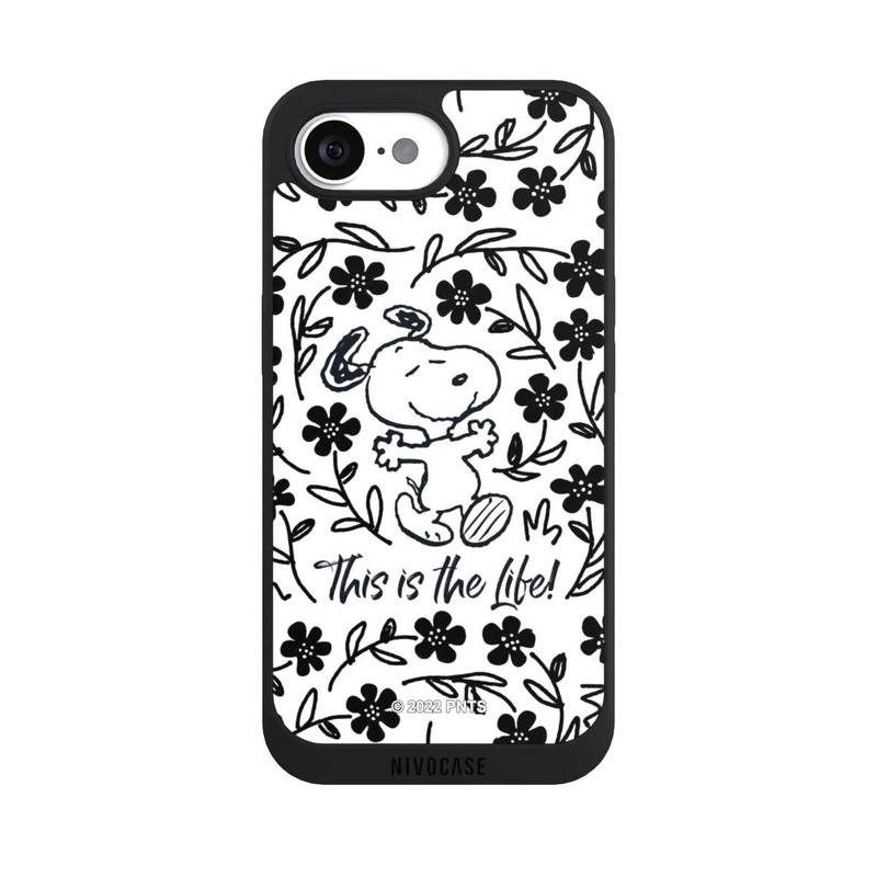 iPhone 17e NIVOpure Snoopy This Is The Life Noir & Blanc