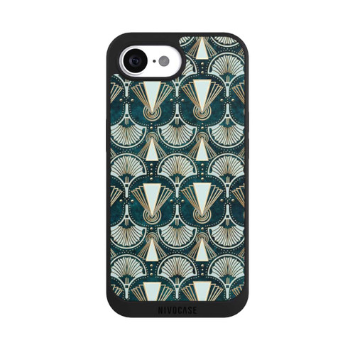 Apple iPhone 17e NIVOpure Art Deco Green Pattern